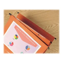 Esselte Kori - 25 Dossiers suspendus pour tiroirs - fond V - orange