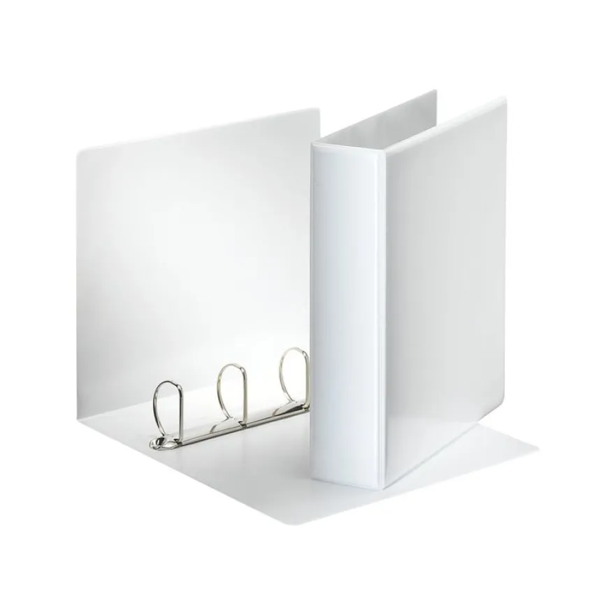 Esselte Panorama - Classeur à anneaux personnalisable - Dos 77 mm - A4 - pour 500 feuilles - blanc