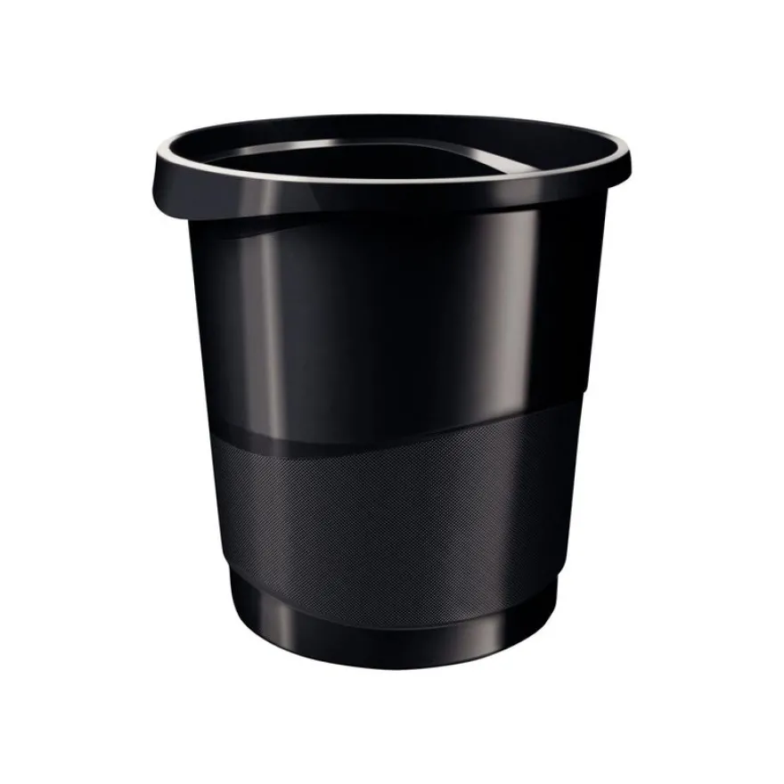Esselte Vivida - Corbeille à papier 14L - noir