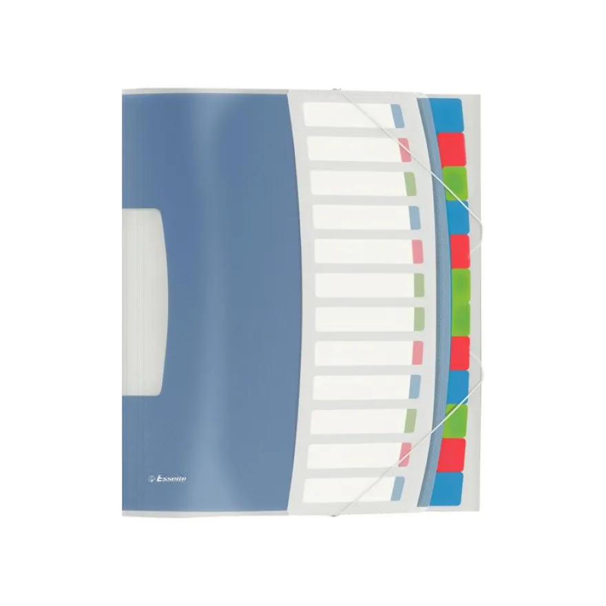 Esselte Vivida - Trieur polypro 12 positions - multicolore