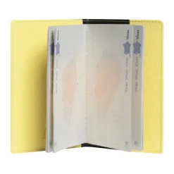 Etui Joy pour passeport - 9,5 x 13,5 cm - citron - Exacompta