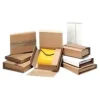 Etui postal spécial classeur à fermeture adhésive 32 cm x 29 cm - kraft - 0 à 80 mm - Logisitpack