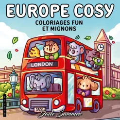 Europe Cosy - Jade Summer - Coloriages fun et mignons pour adultes pour se détendre - Cosy colo