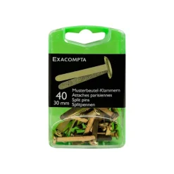 Exacompta - 40 Attaches parisiennes - 30 mm - or