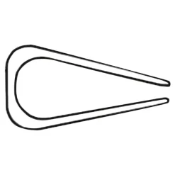 Exacompta - 25 baguettes à relier - 3 mm - jusqu'à 30 feuilles - noir