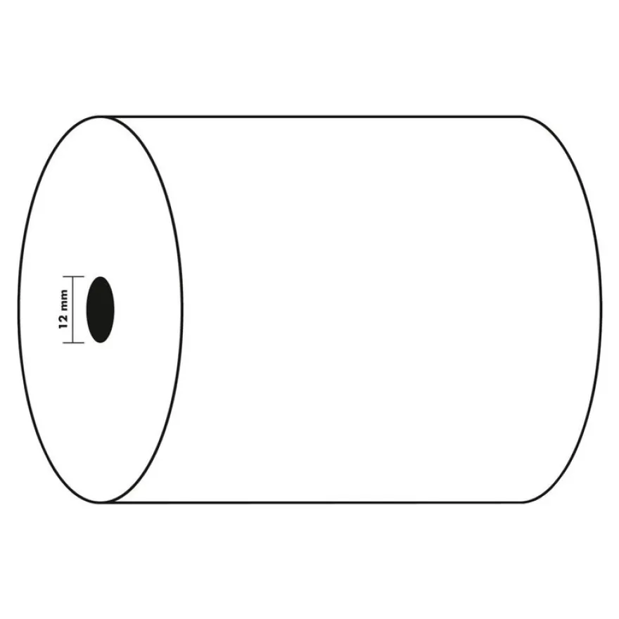 Exacompta - 10 Bobines - rouleaux caisses - 76 x 70 x 12 mm - 40 m