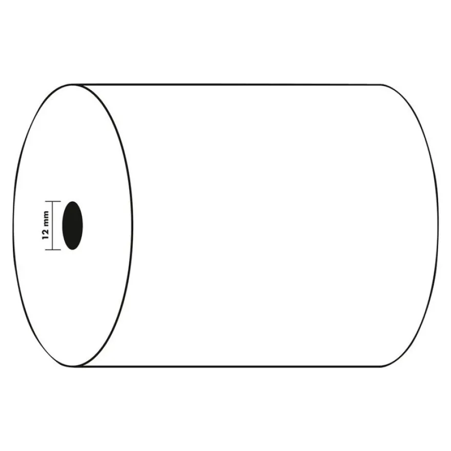 Exacompta - 10 Bobines - rouleaux caisses - 76 x 70 x 12 mm - 40 m