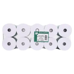 Exacompta - 10 Bobines offset - rouleaux calculatrices - 74 x 70 x 12 mm