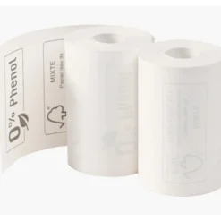 Exacompta - 20 Bobines thermiques - rouleaux TPE - 57 x 40 x 12 mm - 18m - sans mandrin ni film plastique