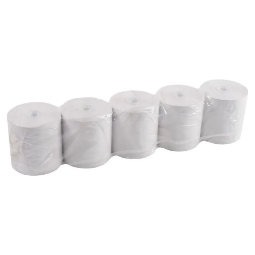 Exacompta - 5 Bobines thermiques - rouleaux caisses - 80 x 70 x 12 mm - sans Bisphénol A - 72 m
