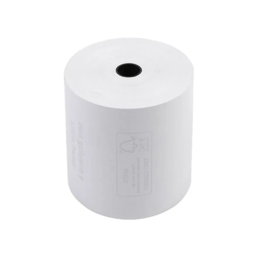 Exacompta - 10 Bobines thermiques - rouleaux caisses - 80 x 72 mm - sans Bisphénol A - 76 m