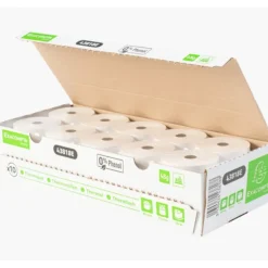 Exacompta - 10 Bobines thermique - rouleau caisse - 80 x 72 x 12 mm - 1 pli - sans phénol - 76 m