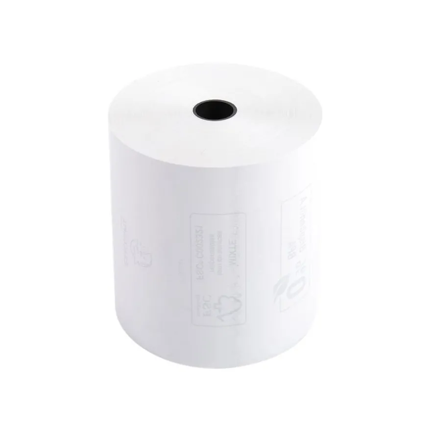 Exacompta - 6 Bobines thermiques - rouleaux caisses - 80 x 80 x 12 mm - sans Bisphénol A - 72 m