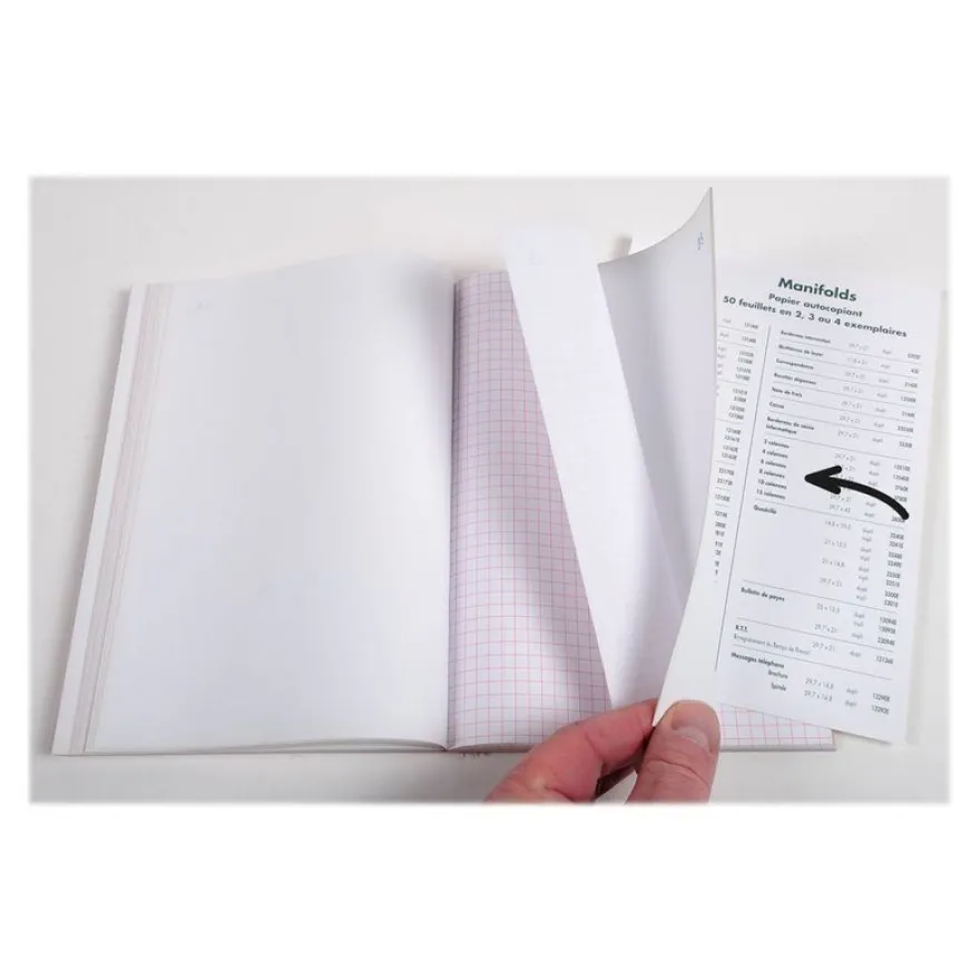 Exacompta - 5 Manifolds Carnets de commandes - 50 dupli - A4