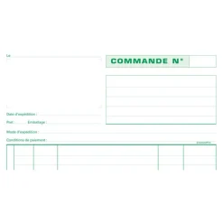 Exacompta - 5 Manifolds Carnets de commandes - 50 dupli - A4