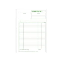 Exacompta - 5 Manifolds Carnets de livraisons - 50 tripli - A4