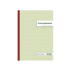 Exacompta - 5 Manifolds Carnets de livraisons - 50 tripli - A4