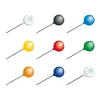 Exacompta - 50 Épingles sphériques - couleurs assorties