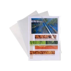 Exacompta - 10 Pochettes coin - A3 paysage - 20/100 - cristal translucide