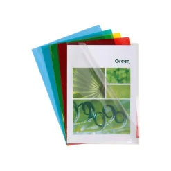 Exacompta - 50 Pochettes coin lisses - A4 - 13/100 - couleurs assorties