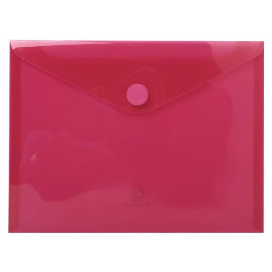 Exacompta - 5 Pochettes enveloppes à scratch - A5 - pour 90 feuilles - couleurs assorties