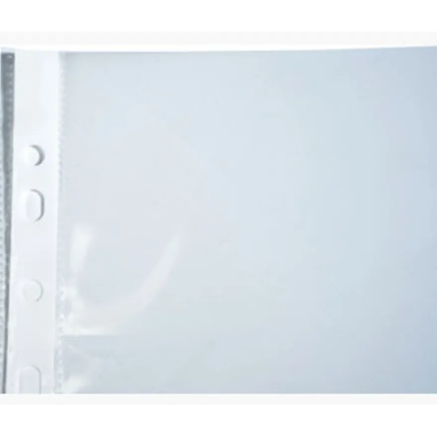 Exacompta - 50 Pochettes perforées - A4 - PP lisses - cristal 6/100E