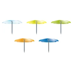 Exacompta - 40 Punaises - 7 mm - couleurs translucides assorties