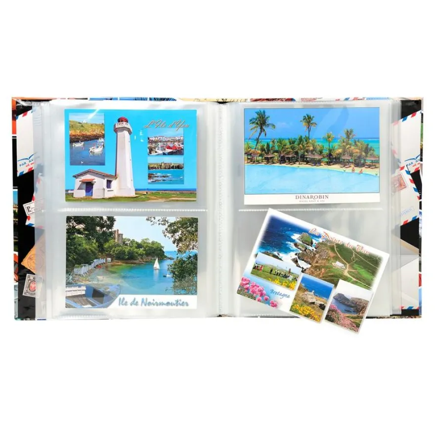 Exacompta - Album de collection pour 200 cartes postales