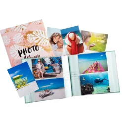 Exacompta - Album photo à pochettes - 300 photos 10 x 15 cm - 22.5 x 32.5 cm - pastel tropic