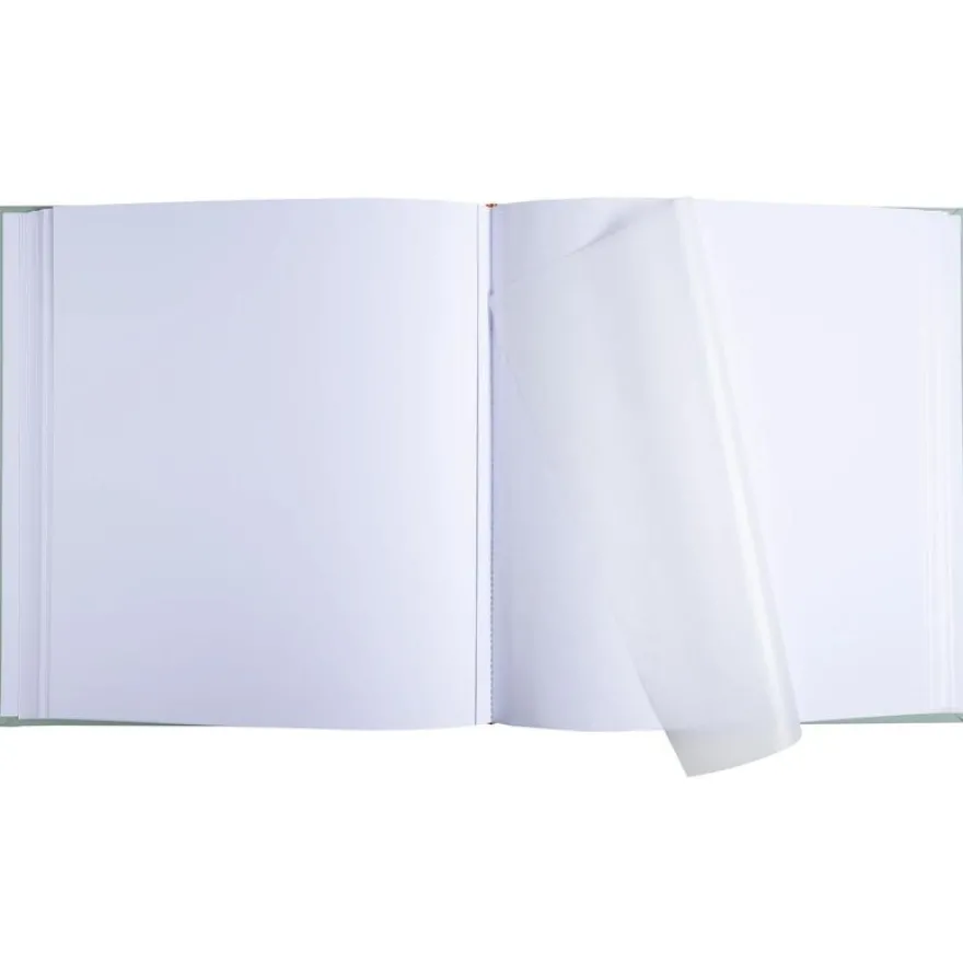 Exacompta - Album photos Autentik 29x32 cm - 60 pages pour 300 photos Autentik 10 x 15 cm - vert sauge