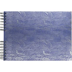 Exacompta - Album photos Japan 32x22 cm - 50 pages pour 150 photos Japan 10 x 15 cm - bleu