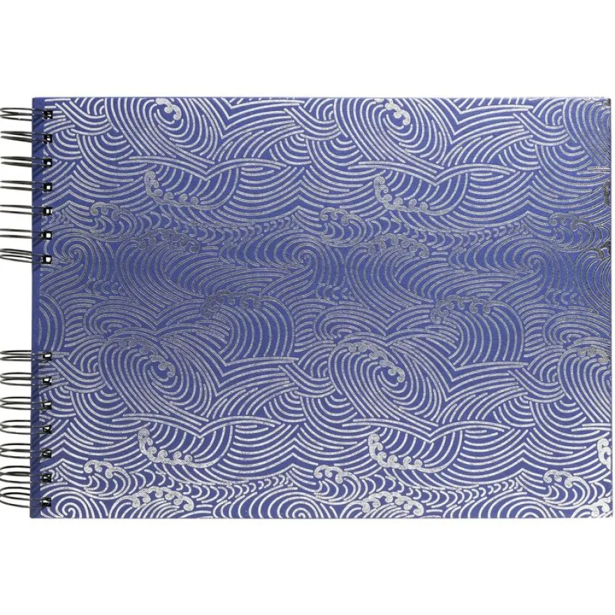 Exacompta - Album photos Japan 32x22 cm - 50 pages pour 150 photos Japan 10 x 15 cm - bleu
