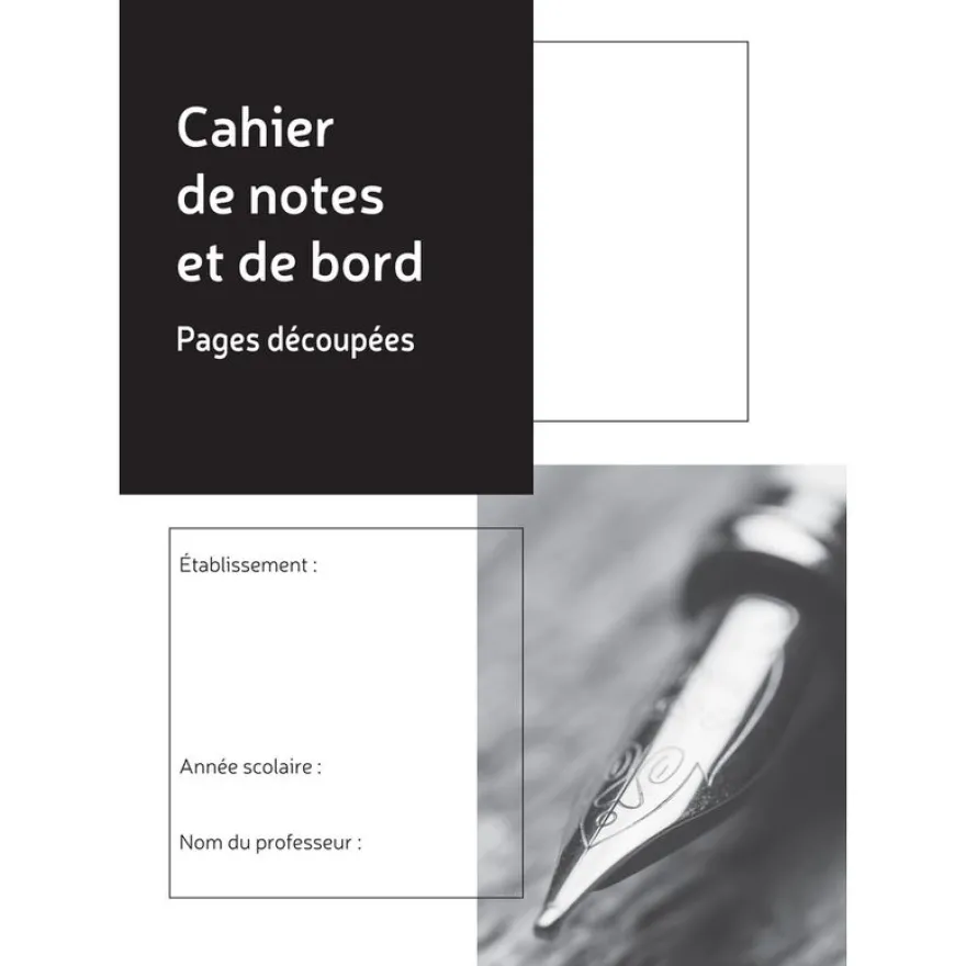 Exacompta - Cahier de notes et de bord du professeur - 26 matières - 48 pages - A4