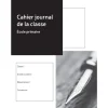 Exacompta - Cahier Journal de la classe - école primaire - double page par semaine - A4