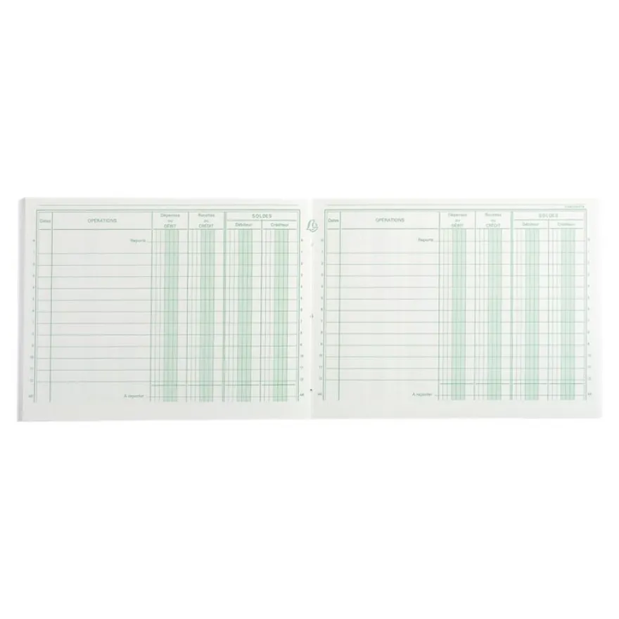 Exacompta - Carnet de comptes 11 x 15 cm - 40 pages