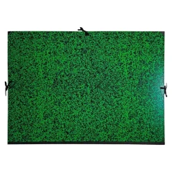 Exacompta - Carton à dessin - 52 x 72 cm - vert - fermeture par cordons