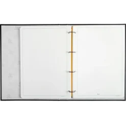 Exacompta - Carton de 10 reliures registres assemblées générales - 32 x 25 cm - 4 anneaux