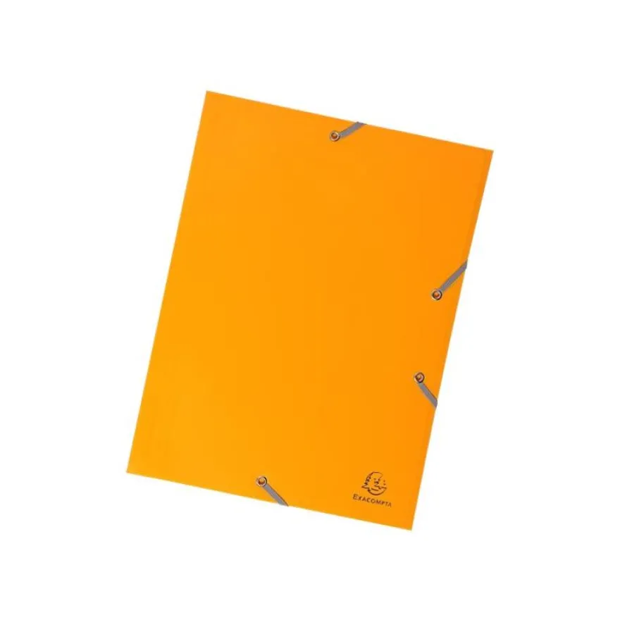 Exacompta - Chemise polypro à rabats - A4 - pour 150 feuilles - jaune opaque