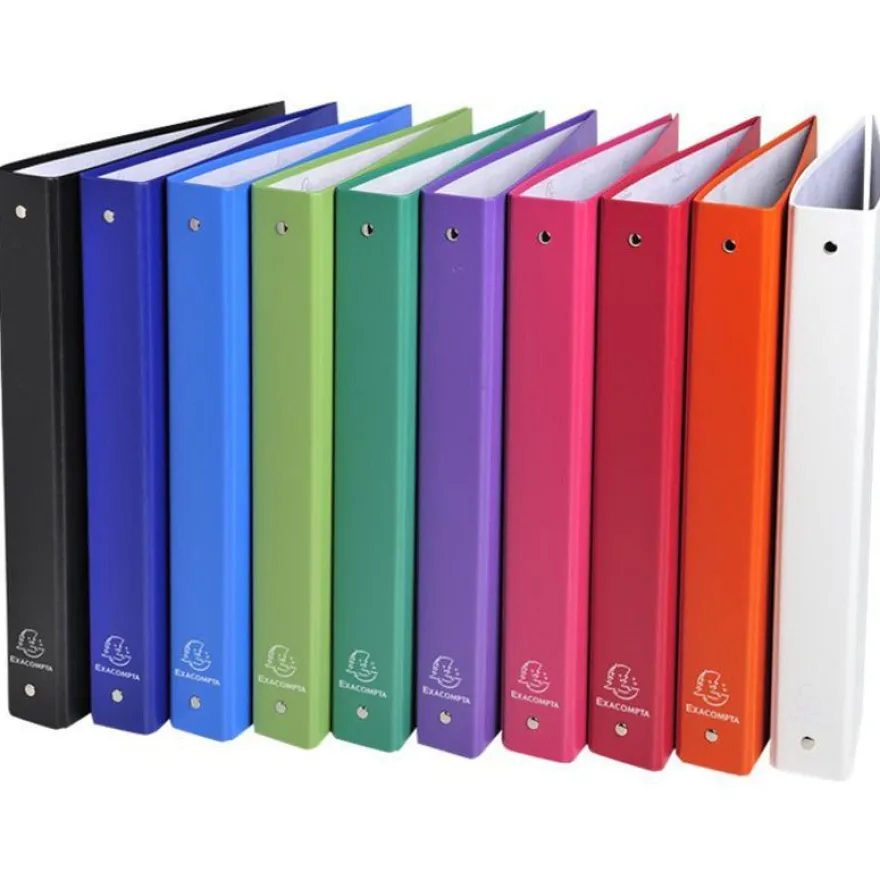 Exacompta - Classeur à anneaux - Dos 40 mm - A4 - pour 225 feuilles - disponible dans différentes couleurs