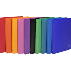 Exacompta - Classeur souple à anneaux - Dos 20 mm - A4 - pour 140 feuilles - disponible dans différentes couleurs