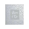 Exacompta - Livre d'or 140 pages tranche argent 21x19 Autentik sauge