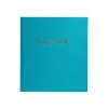 Exacompta - Livre d'or 140 pages tranche or 21x19cm Pop N Co Cyan