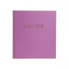 Exacompta - Livre d'or 140 pages tranche or 21x19cm Pop N Co Lilas