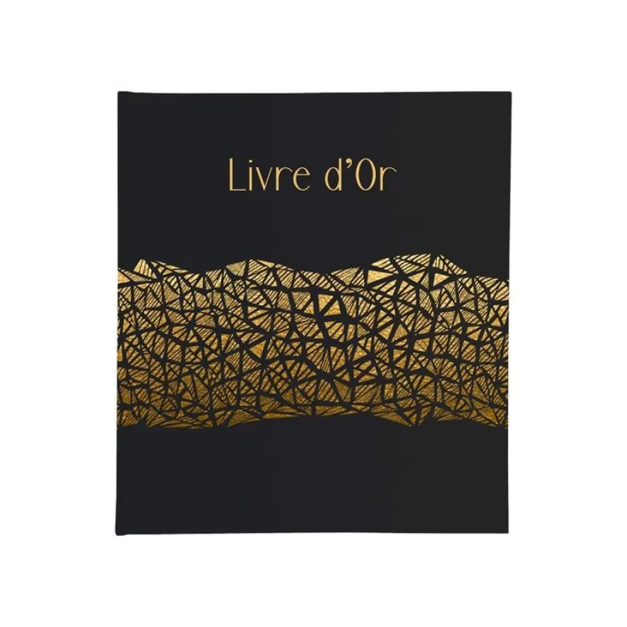 Exacompta - Livre d'or 100 pages tranche or 27x22cm Aramy