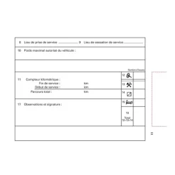 Exacompta - Livret individuel de contrôle pour conducteurs et convoyeurs de véhicules routiers - 14,8 x 10,5 mm