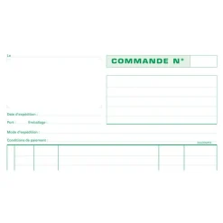 Exacompta - Manifold Carnet de commandes - 50 tripli - A4