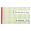 Exacompta - Manifold Carnet de quittances de loyer - 50 tripli - 12,5 x 21 cm