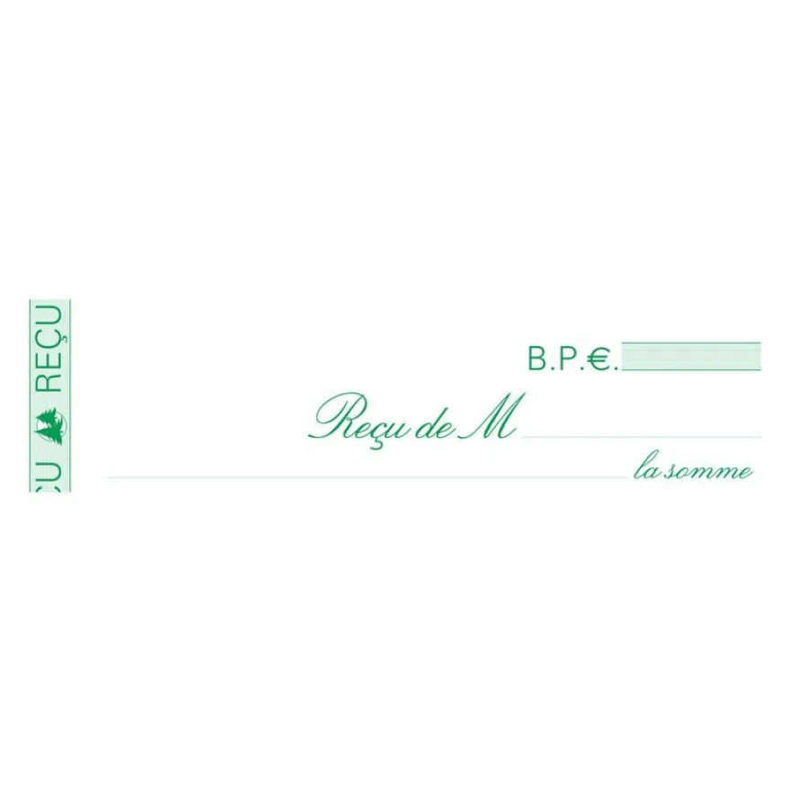 Exacompta - Manifold Carnet de reçus - 50 dupli - 11 x 18 cm