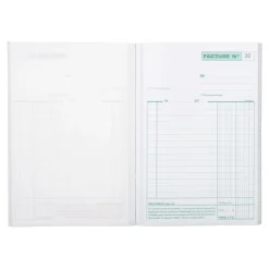 Exacompta - Manifold Carnet de factures avec TVA - 50 tripli - 21 x 15 cm