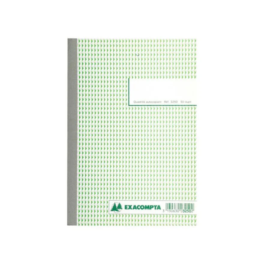 Exacompta - Manifold quadrillé 5x5 - 50 dupli - A5